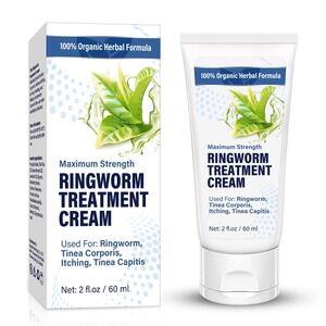 Hipfate Maximum Strength Ringworm Treatment for Ringworm Tinea Corporis 2 fl oz